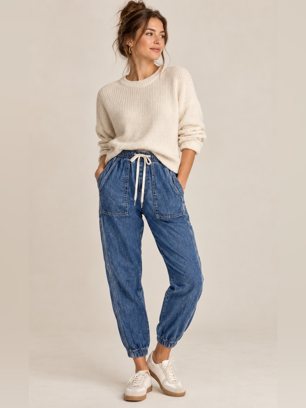 rag & bone Cotton Jogger Pant | XXSmall | River